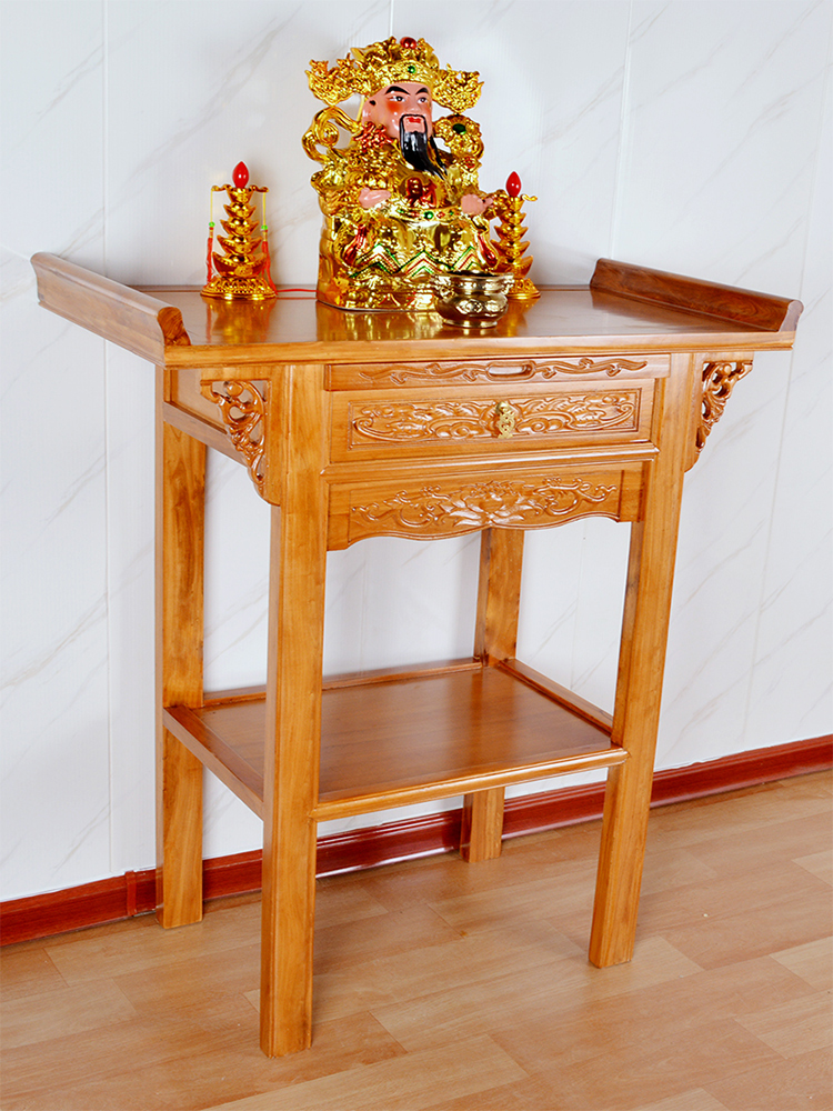 神台供桌财神爷供奉小型家用