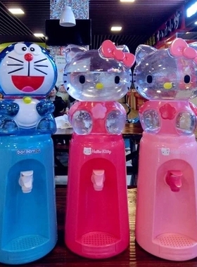 2000ml大容量饮水机可爱家用冷水装桶不加热小型学生宿舍叮当KT猫