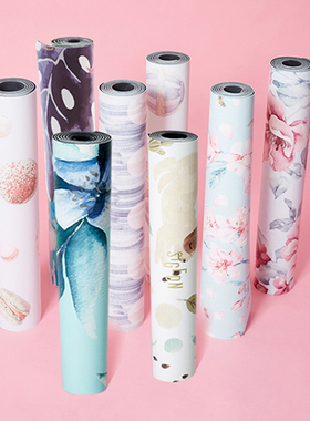 SIGEDN印花瑜伽垫防滑女初学者天然橡胶PU专业健身可爱仙女土豪垫