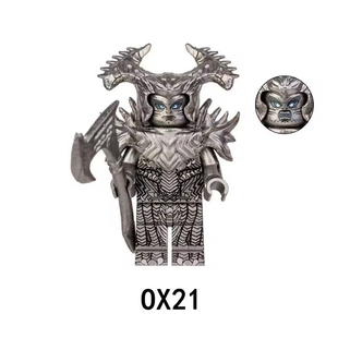 适用乐高DC正义联盟反派荒原狼达克赛德积木人仔拼装玩具OX21
