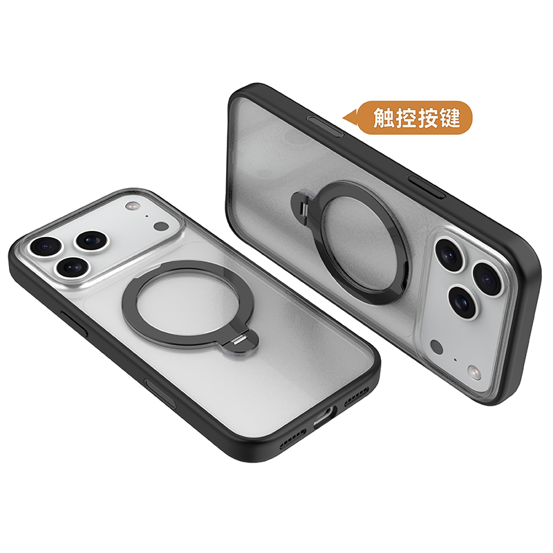RideAir适用于苹果iPhone17 Pro Max磁吸手机壳带支架2025新款适用苹果17 Pro防摔保护套跃动支点系列