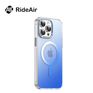 Max透明磁吸magsafe手机壳苹果15防摔保护套 RIDEAIR 适用于苹果iPhone15Pro