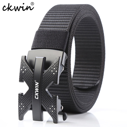 腰带男士潮ins帆布布料潮流韩版