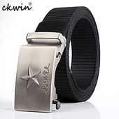 腰带男士 带 户外运动军迷卡扣自动扣帆布皮带多功能战术训练尼龙裤