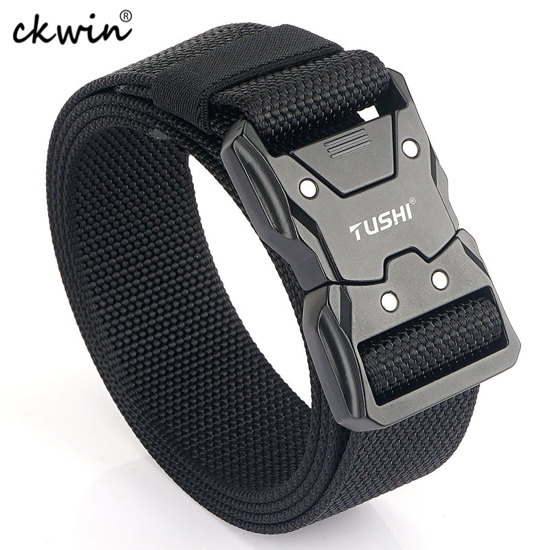 男士帆布合金休闲战术腰带