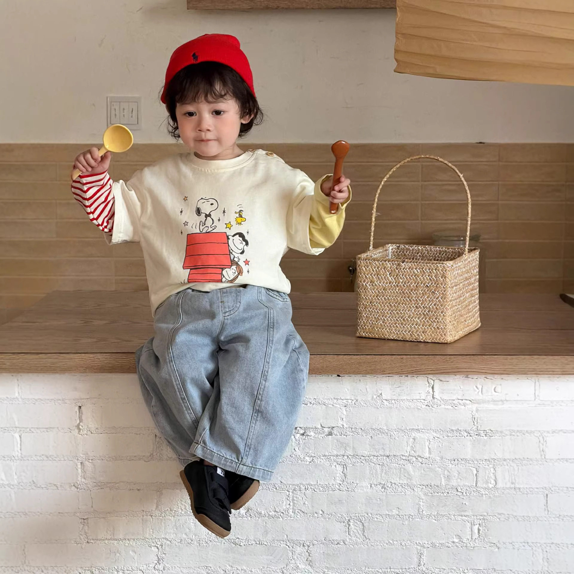 宝宝春装2026新款童装儿童春季衣服男童印花T牛仔裤套装,童装/婴儿装/亲子装,儿童牛仔裤,淘宝优惠券,粉丝福利购,淘宝优惠卷