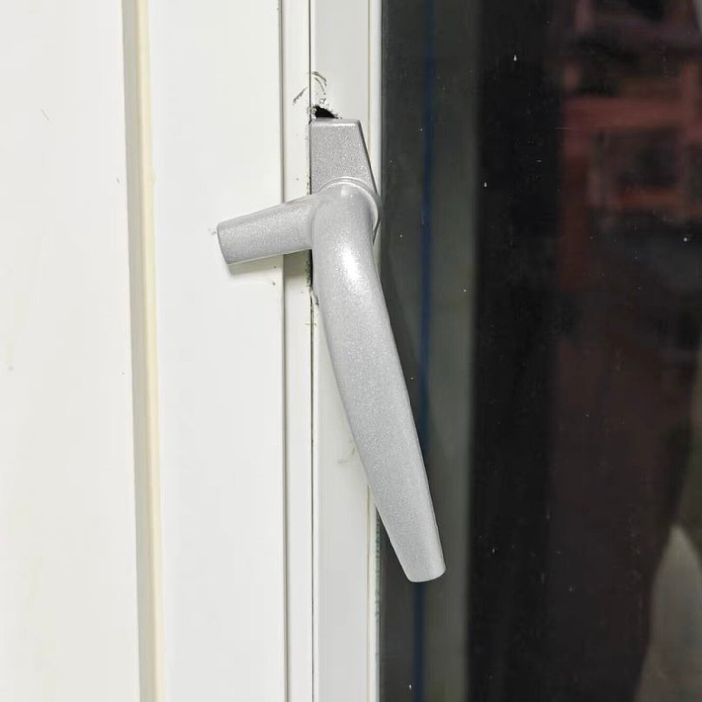 门窗外推窗断桥铝通用推拉手柄配件拉手玻璃50型执手平开窗7字