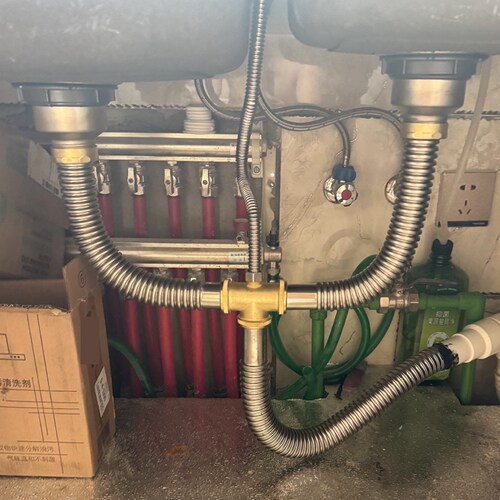 配件双槽防臭套装下水管洗碗池神器排水管下水器洗菜盆不锈钢