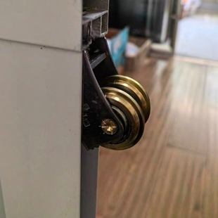 趟门轮衣柜浴室凸槽阳台凸轮隔断门铜轮凹轮并排轴承推拉轮子