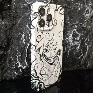 真我gt6海贼王路飞五档尼卡k70Ultra菲林手机壳硬苹果15plus华为nova12活力荣耀x50VIVOx90s适用OPPOa58x小米