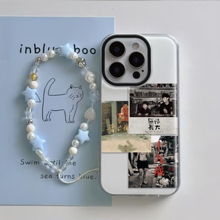 荣耀MAGIC7赵雷CD专辑封面14plus适用硬一加13大孔iPhone15手机壳带挂绳16高级感12ProMax潮酷苹果11个性x200