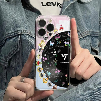 iPhone17手机壳日韩X200S软seventeen胶片创意IQOO15红米K90ProMax冠军版苹果13透明16适用14PLUS周边荣耀400