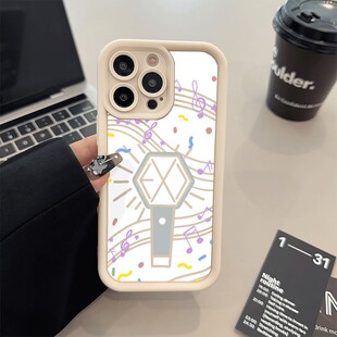 OPPOFINDX9创意EXO应援棒VIVOX300PRO小米17手机壳软16plus苹果14周边13糖果iPhone12真我GT8PRO适用15ProMax