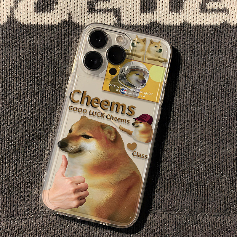 红米Note15适用14点赞丘柴犬13ProMax可爱iPhone16创意TURBO5手机壳17透明软苹果12ins风VIVOx300s创意Findx8
