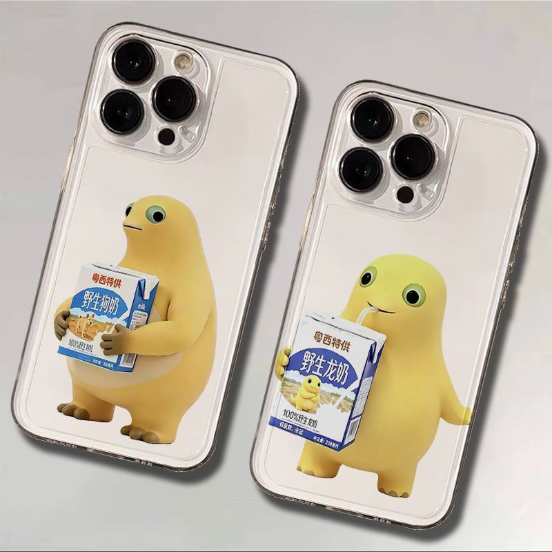 适用华为NOVA16适用iPhone15苹果12创意透明13ProMax软14PLUS手机壳野生龙奶奶龙卡通适用小米17ULTRA适用s60