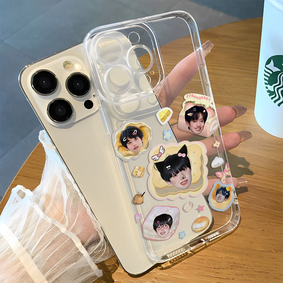 iPhone16手机壳软17air透明苹果15朱志鑫趣味食物荣耀MAGIC8适用华为NOVA14周边13ProMax可爱VIVOx300ins风12