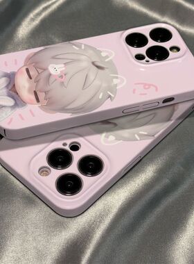 红米Note15适用14低头沈星回13ProMax少女心iPhone16可爱荣耀POWER2手机壳硬苹果17菲林真我NEO7TURBO卡通s60
