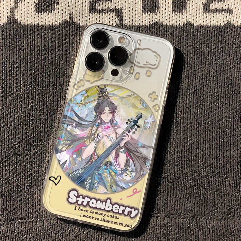 iPhone16e适用12ProMax透明软14PLUS高颜值小米17天官赐福谢怜note15手机壳红米k80Ultra苹果13卡通OPPOA6PRO