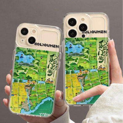 十个勤天苹果16promax手机壳透明软ins风OPPOk12x荣耀X60PRO创意VIVOX200PRO后徒门小米15苹果14适用k70ultra