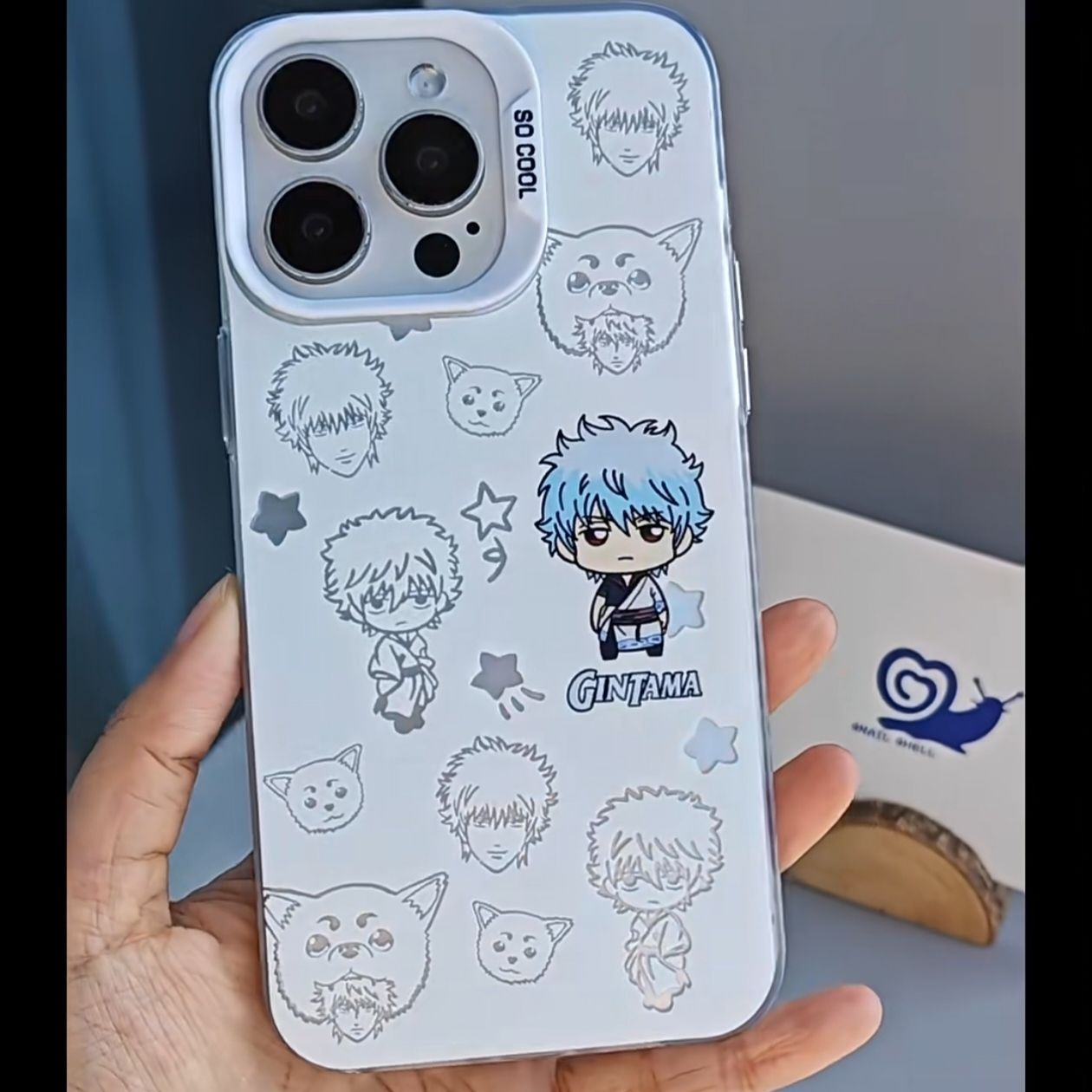 一加ACE5竞速版OPPORENO14创意15ProMax苹果13动漫银魂坂田手机壳适用Nova12彩银硬iPhone16卡通小米CIVI5PRO