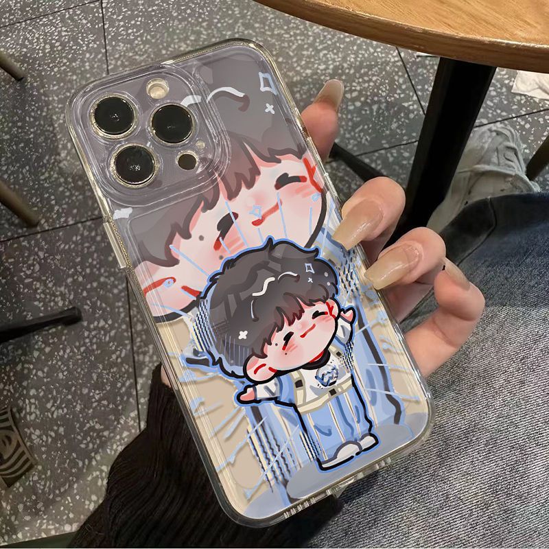 小众适用iPhone1p5苹果12创意透明13ProMax软14PLUS手机壳卡通周深演唱会适用华为NOVA16适用红米NOTE17ins风