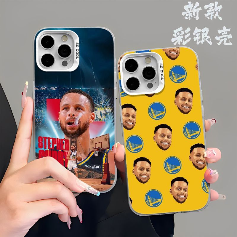 适用苹果13iPhone15创意12promax彩银硬适用14PLUS满屏NBA勇士库里适用红米NOTE17适用华为NOVA16适用VIVOS60