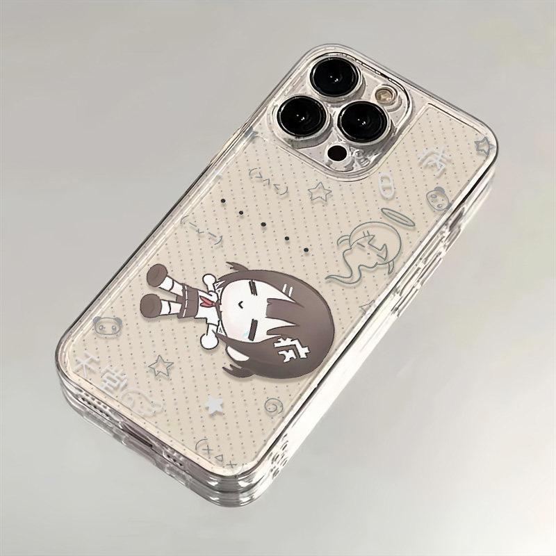 VIVOY100I病娇慵懒少女iPhone13苹果12创意VIVOIQOO15透明17ProMax小众华为PURA80软14适用16PLUSins风手机壳