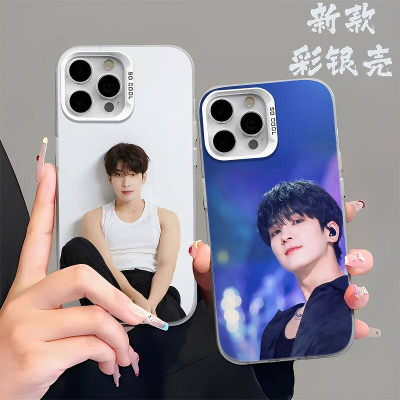 SVT全圆佑WONWOO手机壳适用华为NOVA16/小米17MAX适用苹果13iPhone15p12创意18promax彩银硬手机壳适用14PLUS