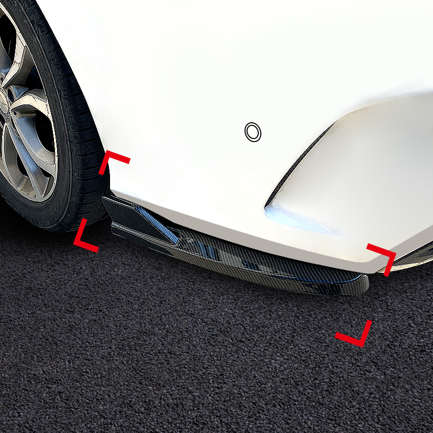 奔驰C级C200L C260L C180L改装后杠后包围侧裙后包角后侧裙侧唇