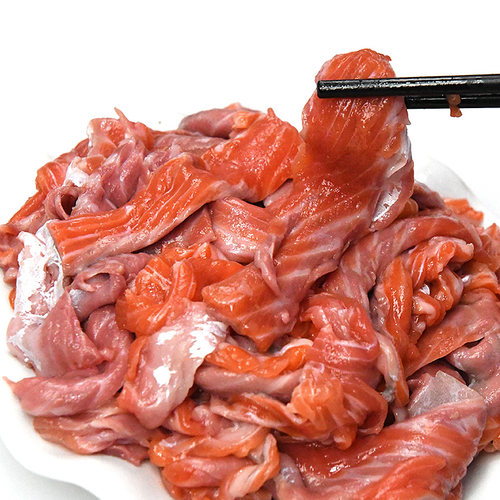 新鲜冷冻进口三文鱼红肌肉褐色肉