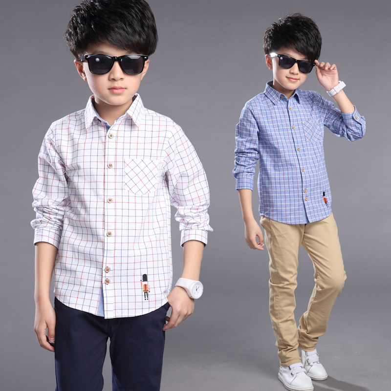 Chemise garcon à manche longue - Ref 2075768 Image 1