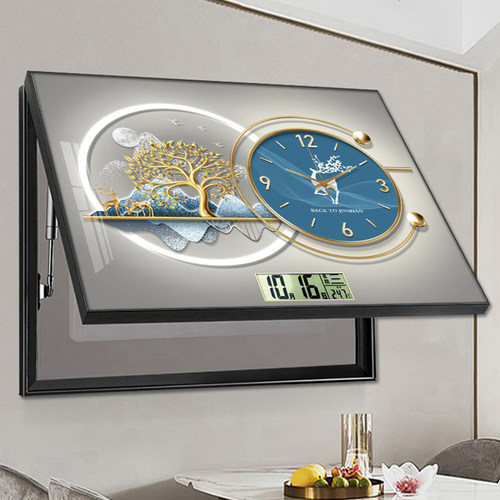 万年历电表箱装饰画2024新款