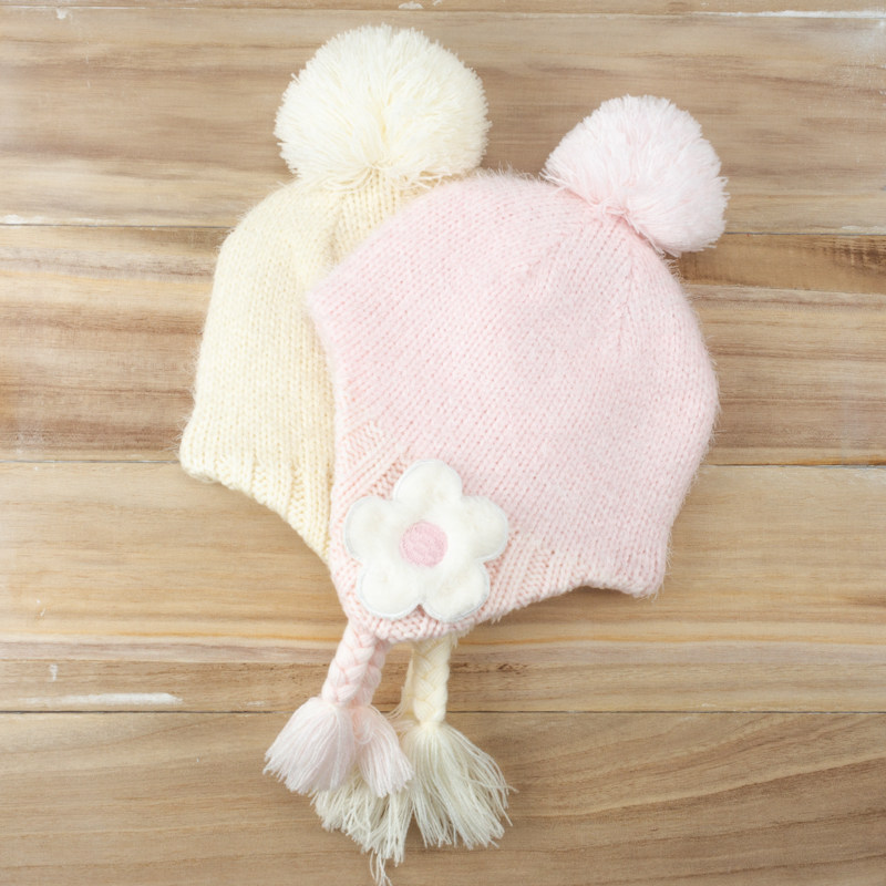 儿童帽子秋冬女宝宝可爱超萌小童毛线护耳帽加厚女童冬天针织加绒,童装/婴儿装/亲子装,帽子,淘宝优惠券,粉丝福利购,淘宝优惠卷