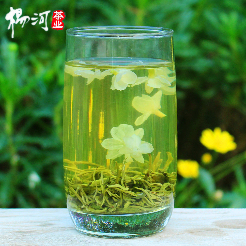 杨河飘雪茉莉花茶200g 峨眉高山绿茶浓香型四川花毛峰散装新茶叶