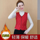 秋冬棉马甲女2025新款 内穿保暖背心中年贴身洋气马夹防寒内搭坎肩