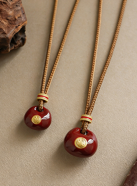 原创复古精致滴油胖福长款项链配饰女轻奢小众高级感可抽拉毛衣链