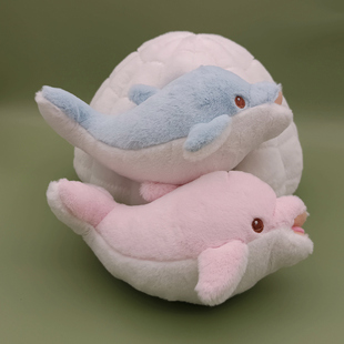 极地馆海豚雪窝公仔海洋馆动物海豹北极熊企鹅虎鲸白鲸毛绒大玩偶