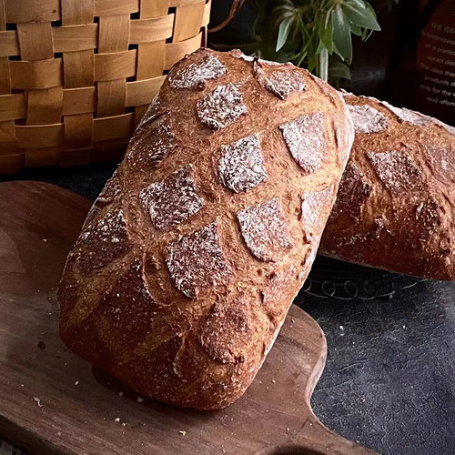 全麦酸面包鲁邦种乡村面包杂粮法式老面包德式酸面包sourdough