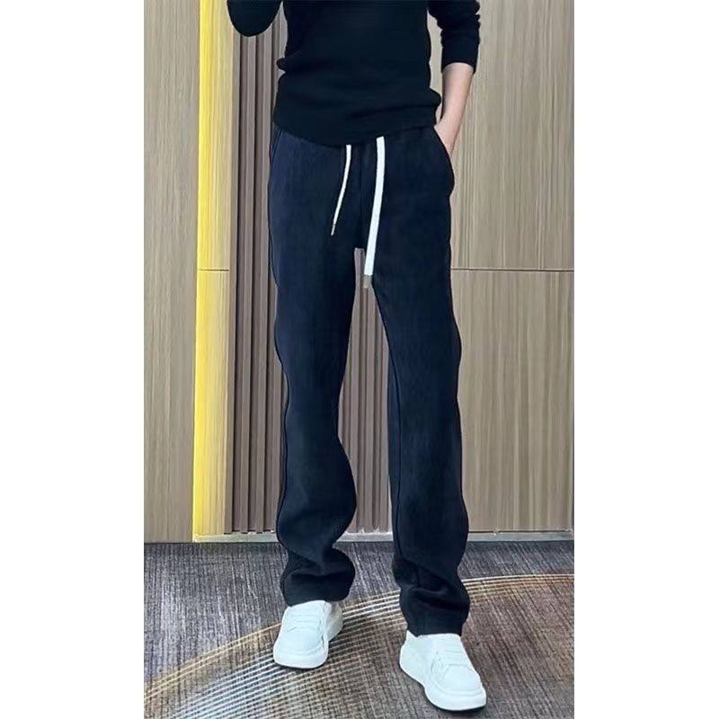 清仓捡漏秋冬季男新款束脚加绒加厚休闲裤纯色松紧腰小脚哈伦裤男,男装,大码下装,淘宝优惠券,粉丝福利购,淘宝优惠卷