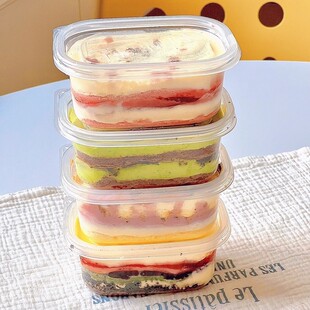 盒子蛋糕罐子下午茶网红千层慕斯甜品点心礼物奶油提拉米苏小蛋糕