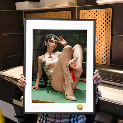 剑星Stellar Blade台球女郎伊芙周边装饰画