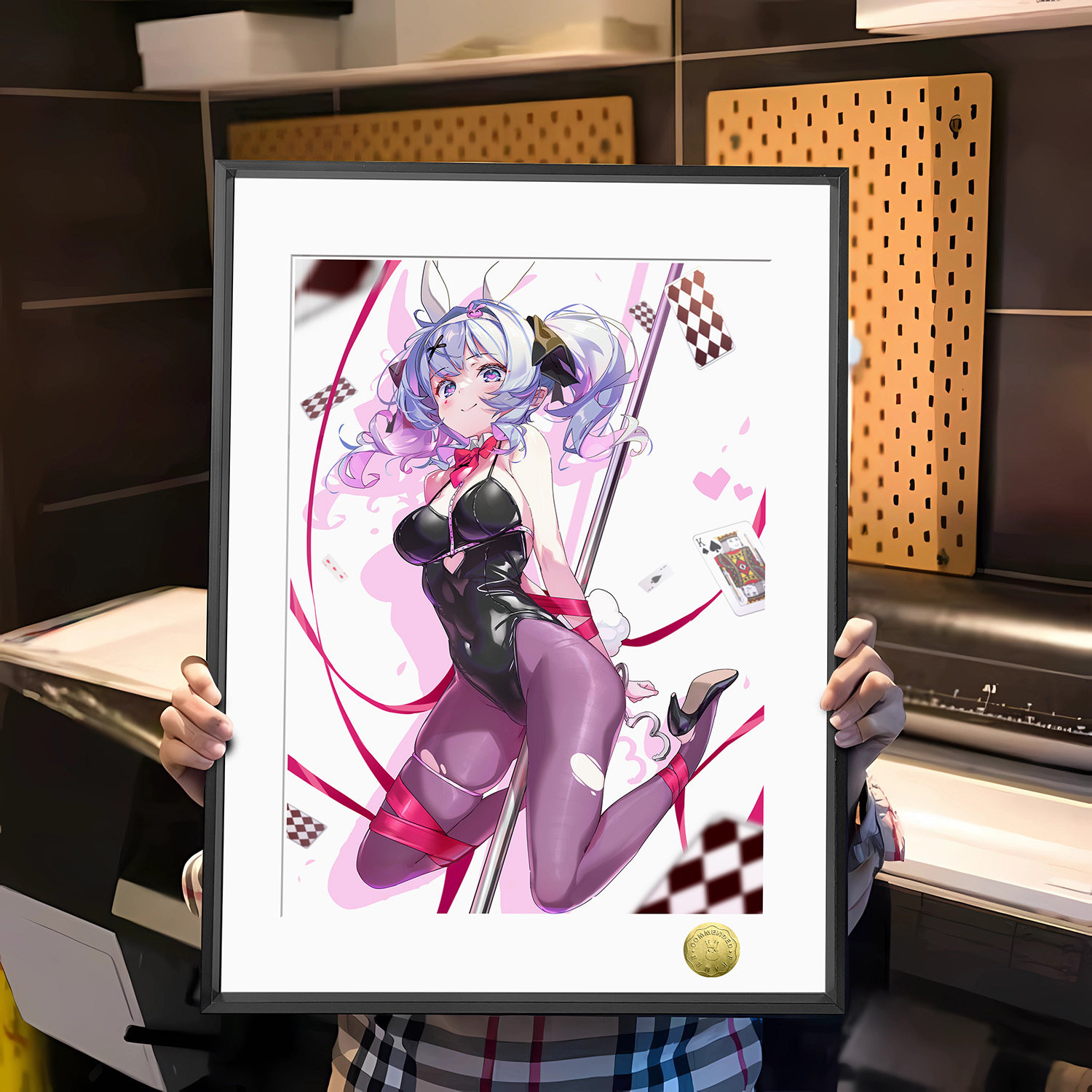 初音未来miko同人歌姬甩葱舞兔子洞兔女郎周边装饰画