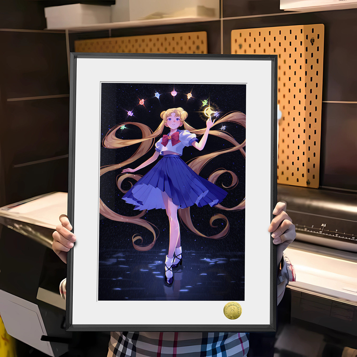 美少女战士月野兔月光下的爱与正义同人周边装饰画