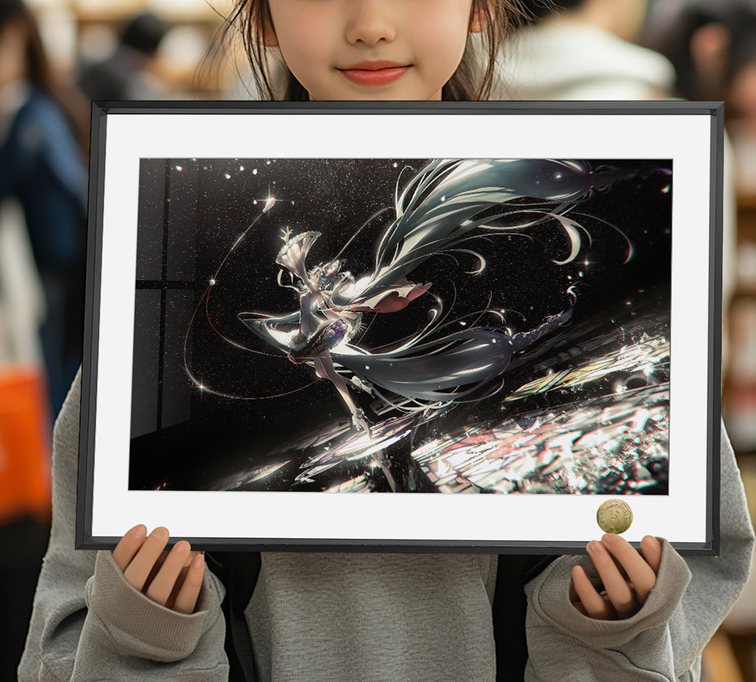 初音未来世界第一公主殿下独舞同人周边装饰画图片