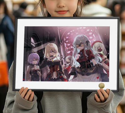 Ave Mujica金属乐队三角初华若叶睦八幡海铃丰川祥子周边装饰画