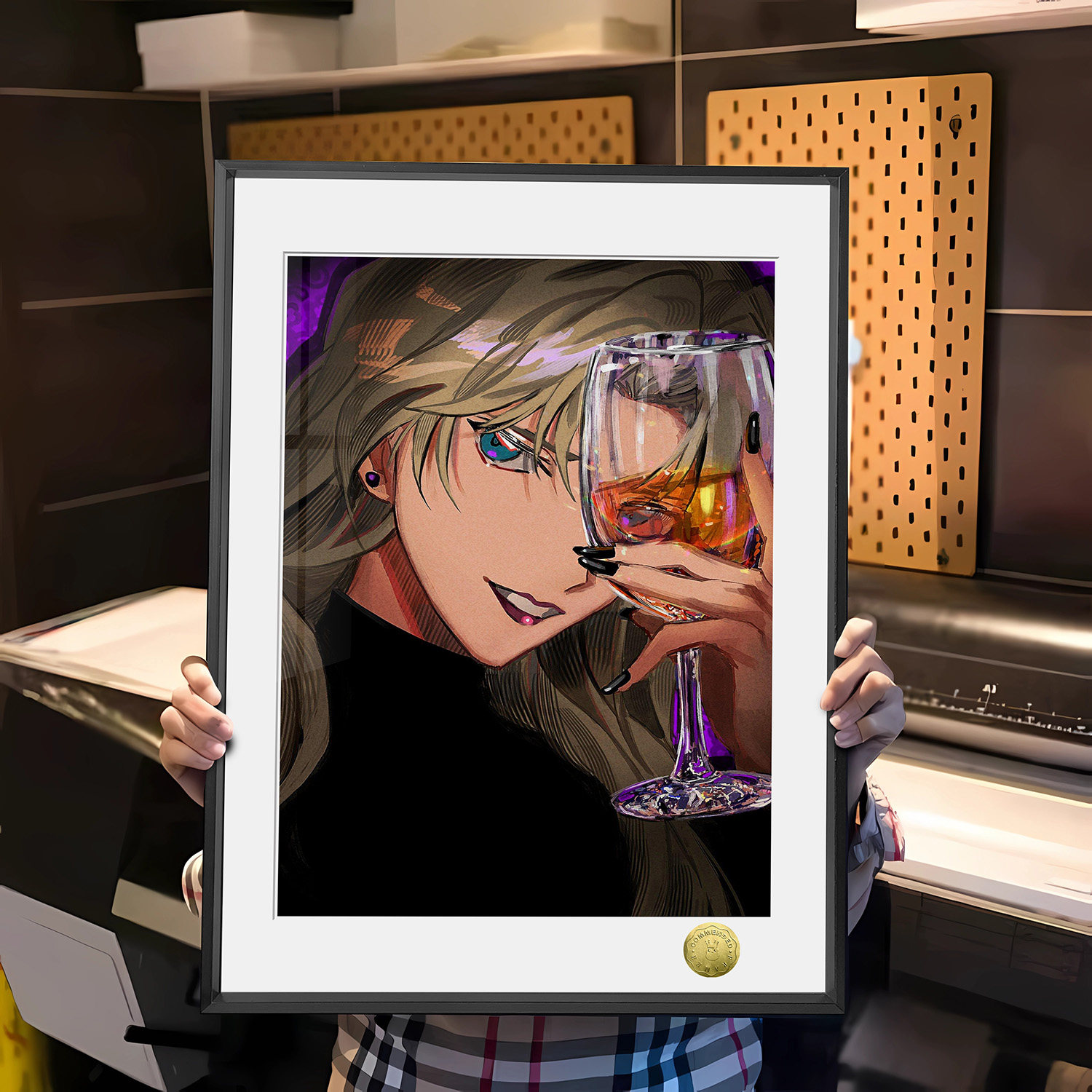 名侦探柯南贝尔摩德酒中秘密同人周边装饰画