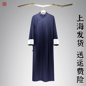 民国长衫相声大褂中式伴郎服