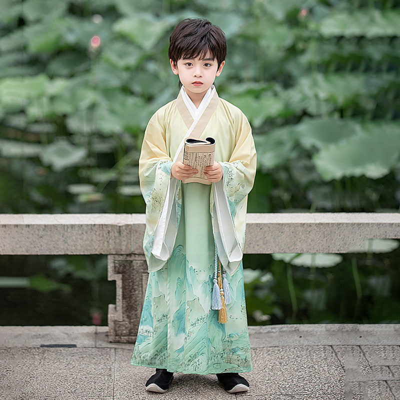 汉服男童国学服国风古装儿童演出