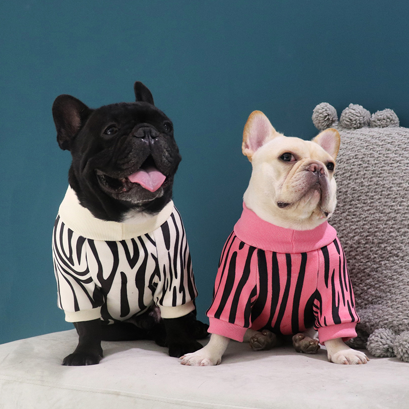 潮牌巴哥网红加绒加厚卫衣法斗