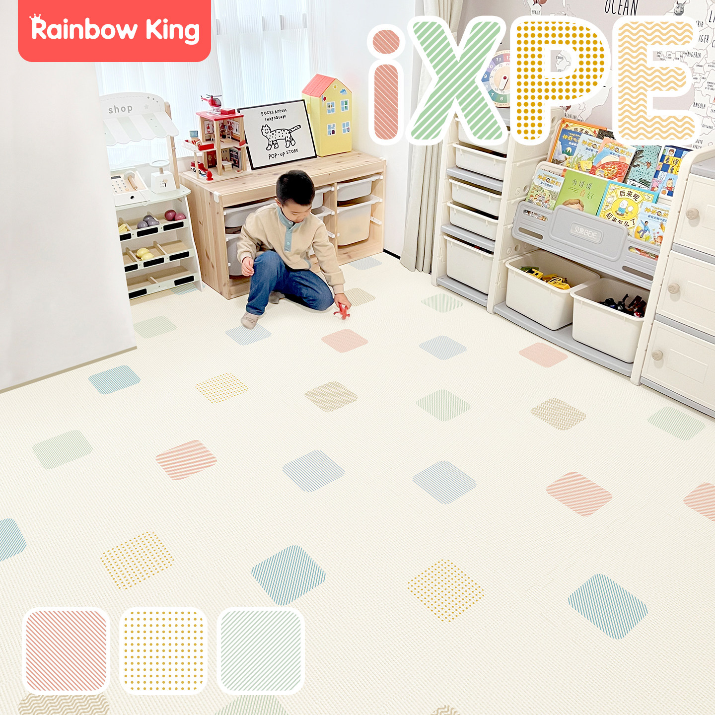 IXPE加厚拼接婴儿爬行垫防摔图片